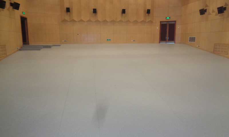 北京禮堂pvc地板 北師大田家炳藝術(shù)書院禮堂pvc地板